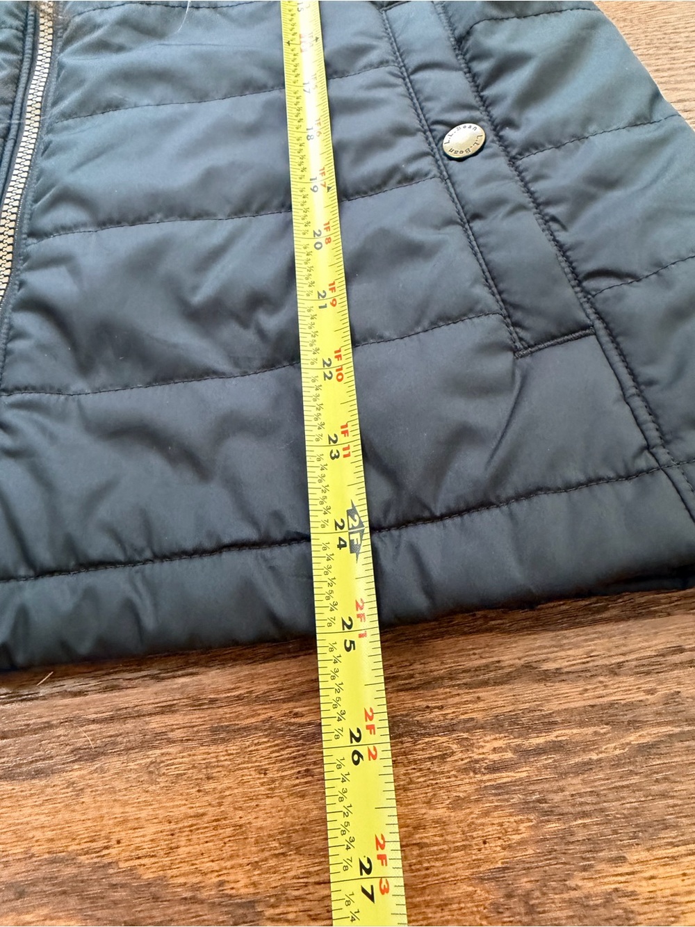 L.L.Bean Women's Black Fitted Mountain Classic Puffer Jacket Size Small - Picture 5 of 8